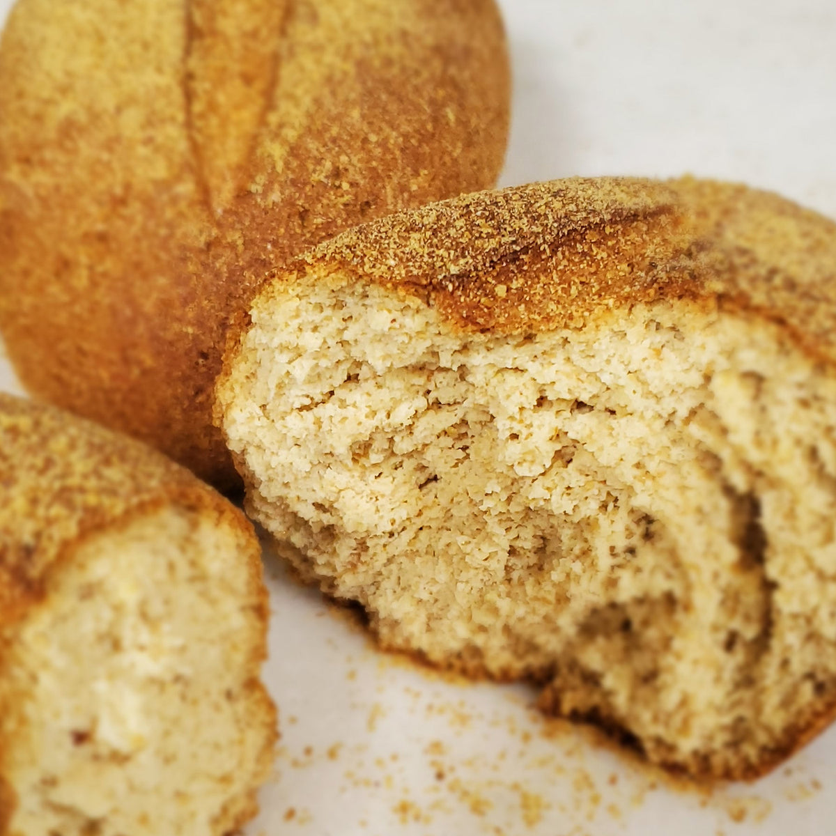 Yez! Artisan Golden Flax Bread - Two artisan loaves - 10 oz each - 20 oz total